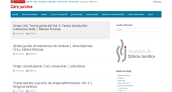 Desktop Screenshot of carti.juridice.ro