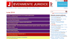 Desktop Screenshot of evenimente.juridice.ro